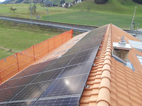 Dach mit PV