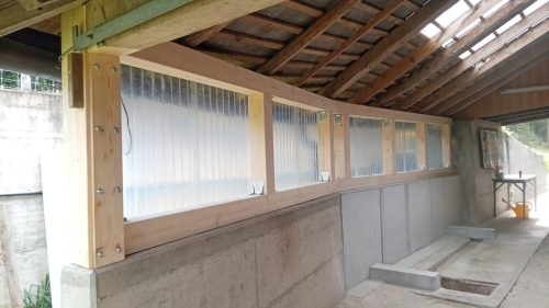 Vordach Unterkonstruktion